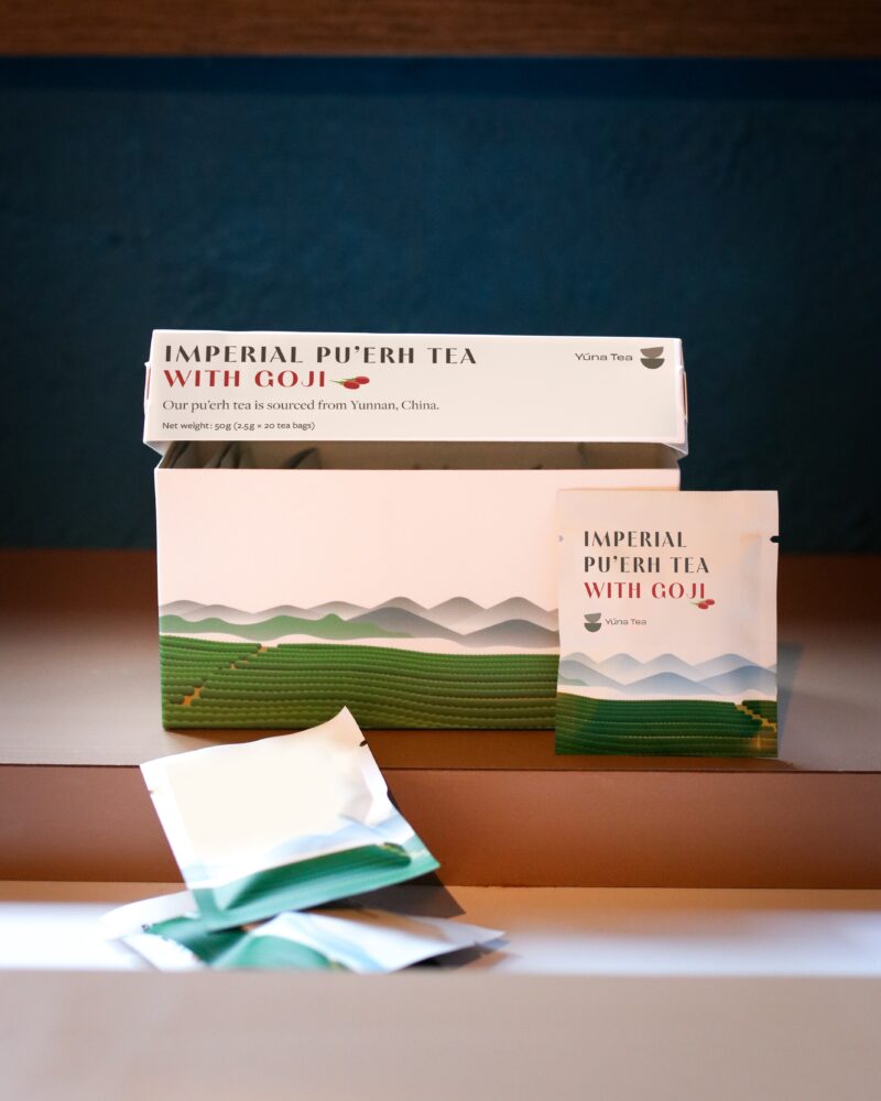 Imperial Pu'erh Tea with Goji box and sachet